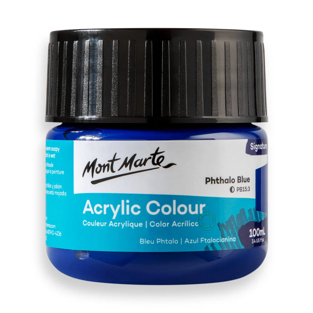 Acrylic Colour Paint Signature 100ml - Phthalo Blue