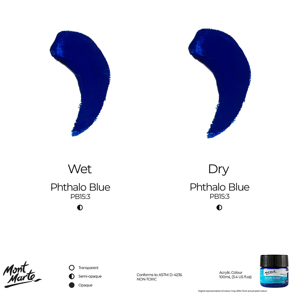 Acrylic Colour Paint Signature 100ml - Phthalo Blue